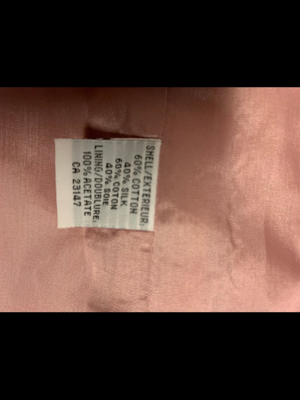 Talbots Silk Coat PINK Sz 8 - Picture 2 of 2